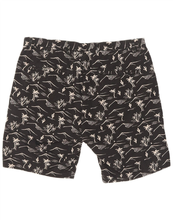 Pantaloncini chino da uomo con motivo astratto Scotch & Soda W32 medio nero hawaiano