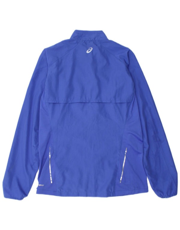 Giacca da tuta da donna ASICS UK 12 poliestere blu medio