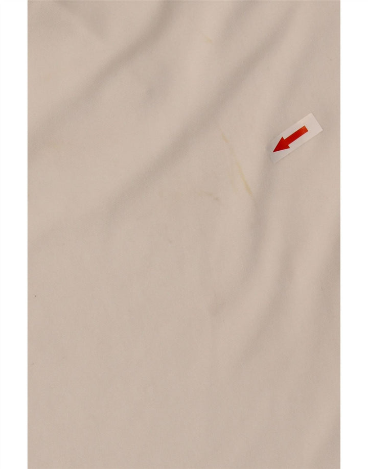 Pantaloncini sportivi Nike Dri Fit da uomo, grandi, in poliestere bianco