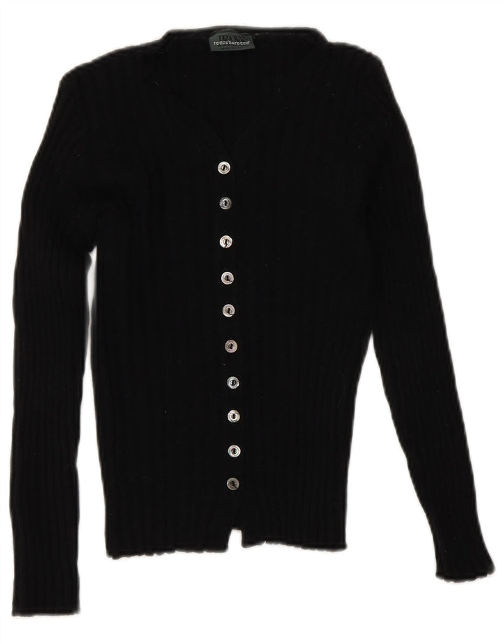 Maglione cardigan corto da donna Roccobarocco IT 42 medio nero
