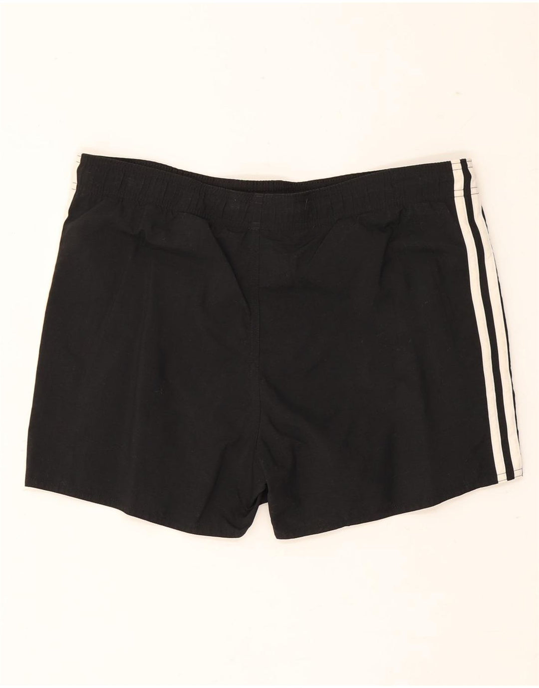 Pantaloncini sportivi Adidas da uomo piccoli in poliestere nero