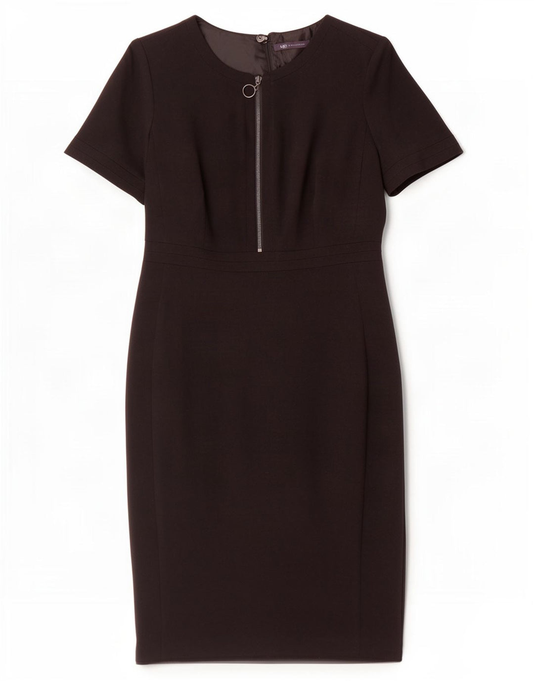 Abito tubino da donna Marks & Spencer UK 14 poliestere nero medio