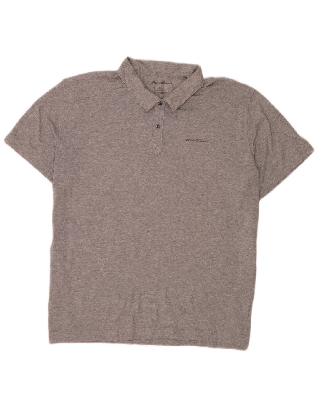 Polo da uomo a maniche corte, vestibilità regolare, Eddie Bauer, 2XL, poliestere grigio