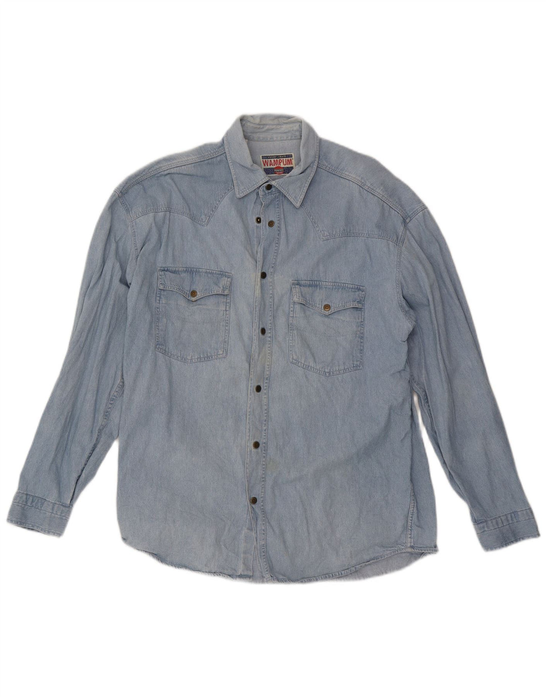 Camicia di jeans da uomo WAMPUM XL Blu
