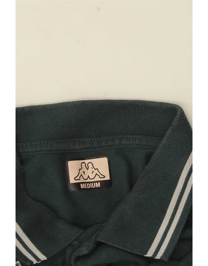 Polo Kappa da uomo verde medio