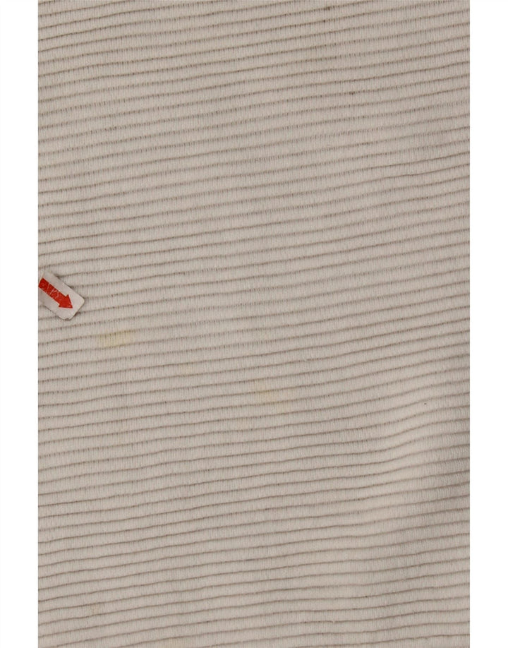 FRENCH CONNECTION Maglione da donna con scollo a barca UK 10 piccolo bianco