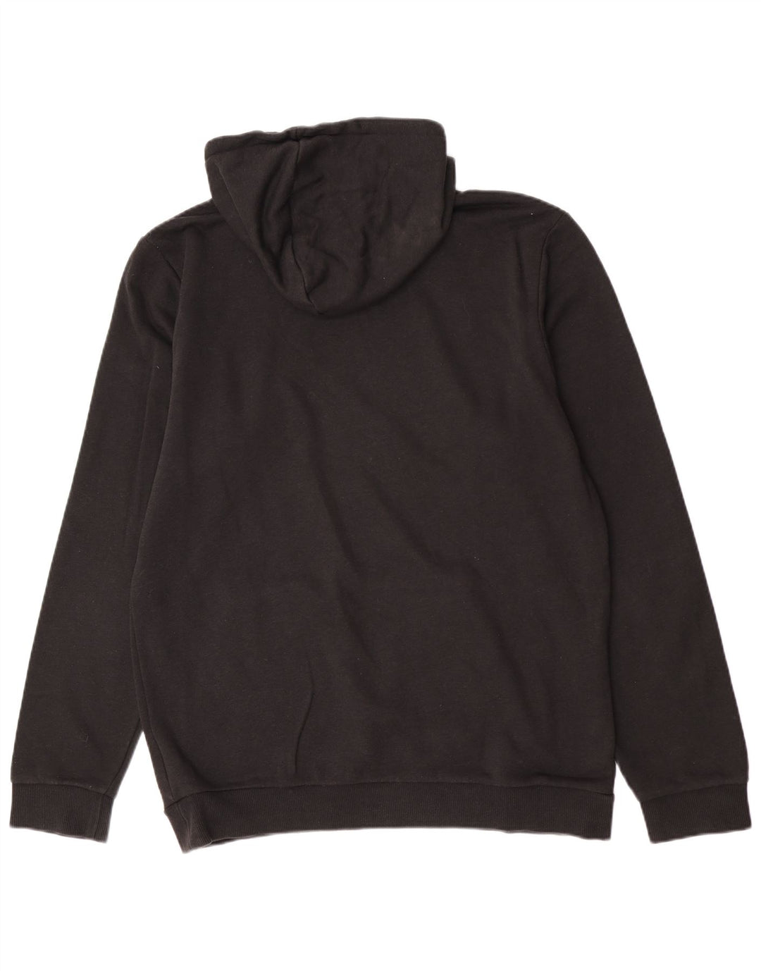 Felpa con cappuccio grafica da uomo Adidas, cotone medio nero