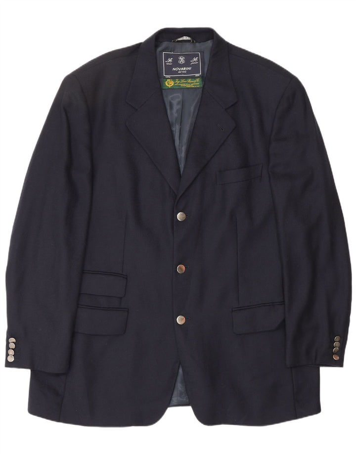 ING LORO PIONA & CO. Mens 3 Button Blazer Jacket UK 40 Large Navy Blue