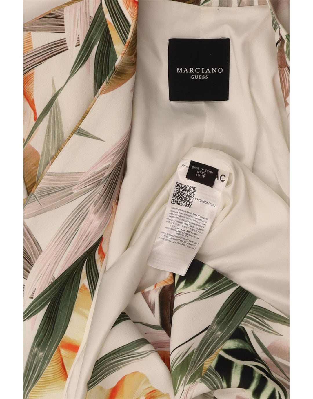Giacca blazer da donna GUESS BY MARCIANO UK 6 XS multicolore floreale