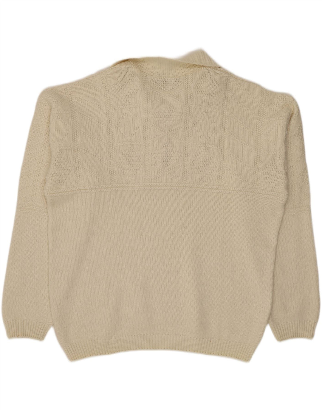 Maglione maglione con zip da uomo Daniel Hechter XL bianco sporco