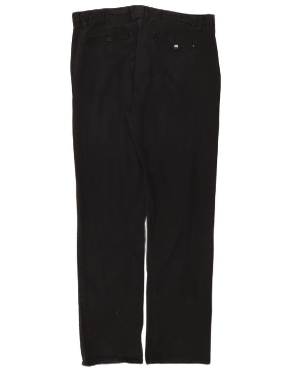 Pantaloni chino dritti da uomo Hurley W36 L32 in cotone blu navy