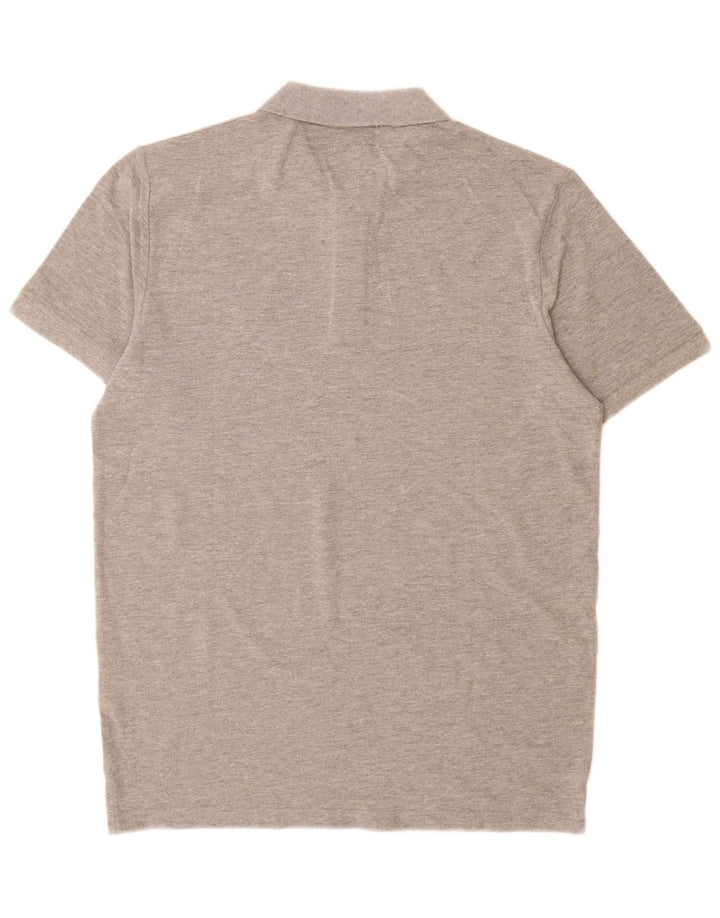 Polo da uomo Jack & Jones grande in cotone grigio