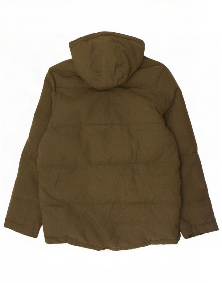 Giacca imbottita con cappuccio da uomo Fred Perry UK 38 media kaki