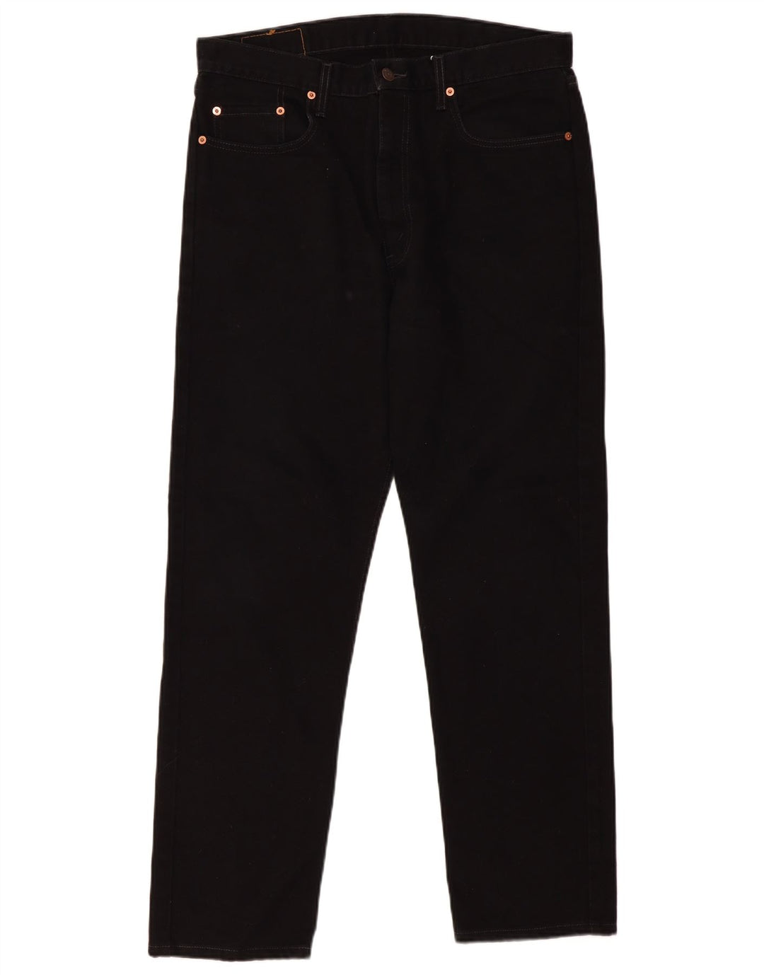 Levi's Uomo 615 Jeans dritti W36 L30 Cotone Nero