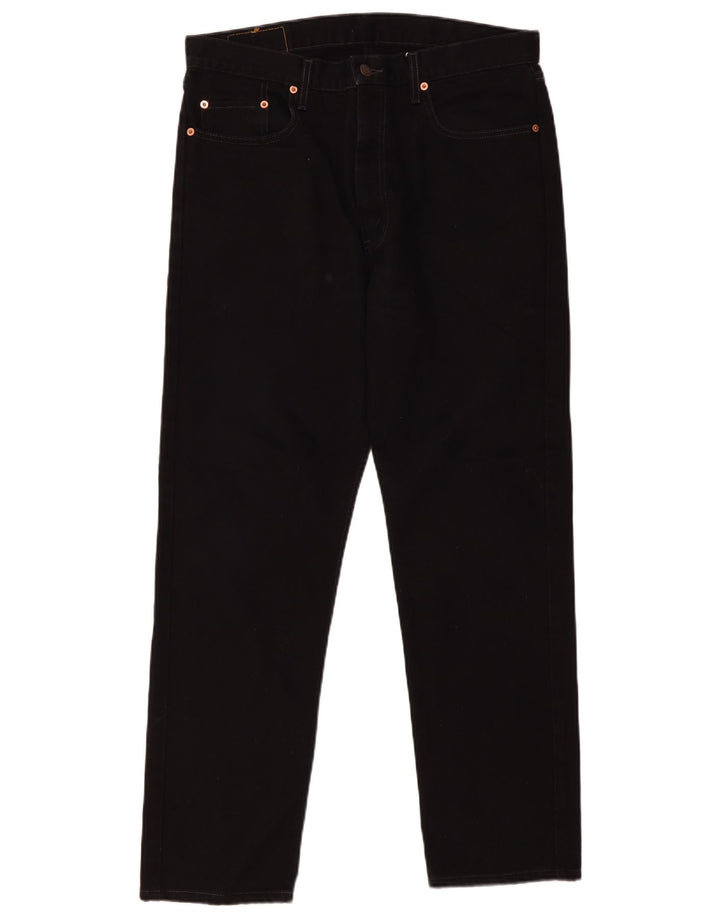 Levi's Uomo 615 Jeans dritti W36 L30 Cotone Nero