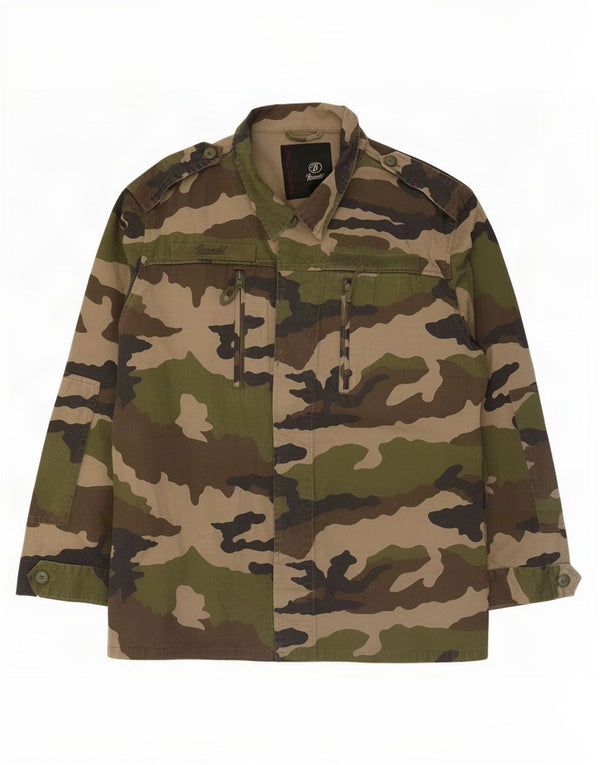 Giacca militare da uomo Brandit UK 44 2XL Esercito di cotone mimetico verde