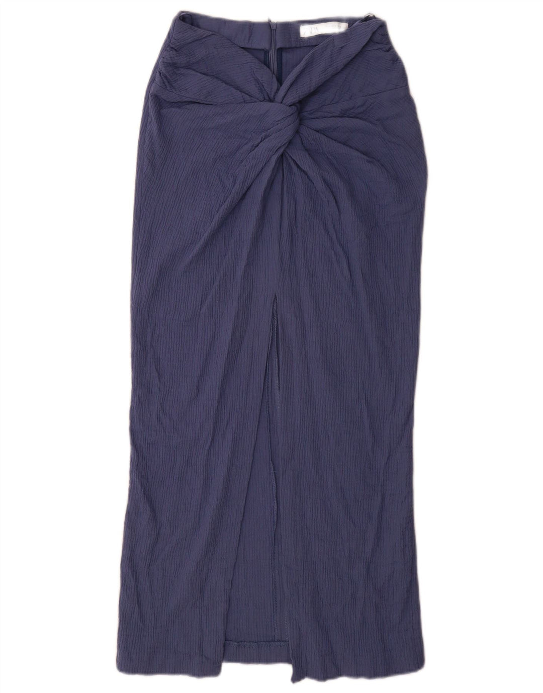 Gonna lunga Zara da donna media W28 in cotone blu