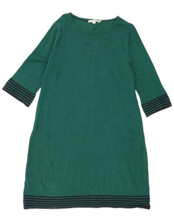 Abito maglione da donna con maniche a 3/4 Boden UK 22 3XL Verde a righe