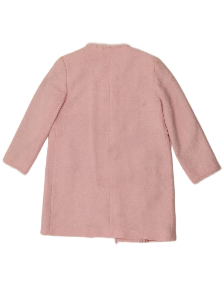 Soprabito aperto da donna Zara UK 10 piccolo in cotone rosa