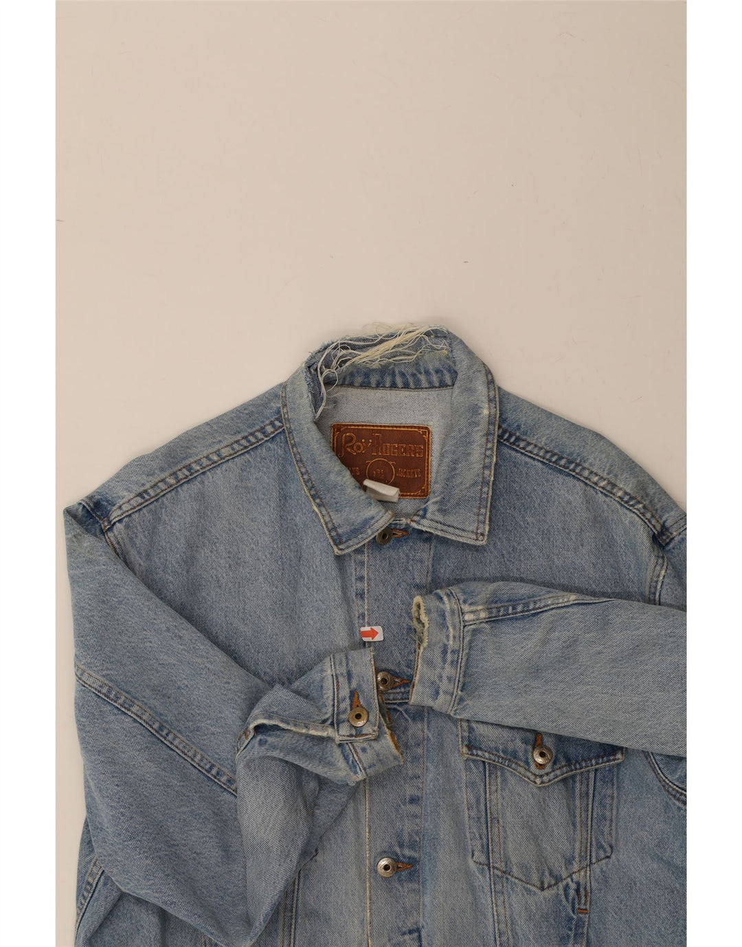 ROY ROGERS Giacca di jeans da uomo UK 38 Blu medio