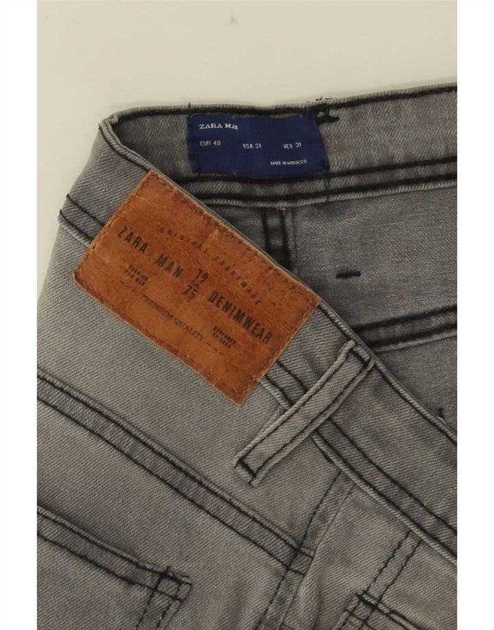Jeans skinny da uomo Zara EU 40 medio W31 L29 grigio