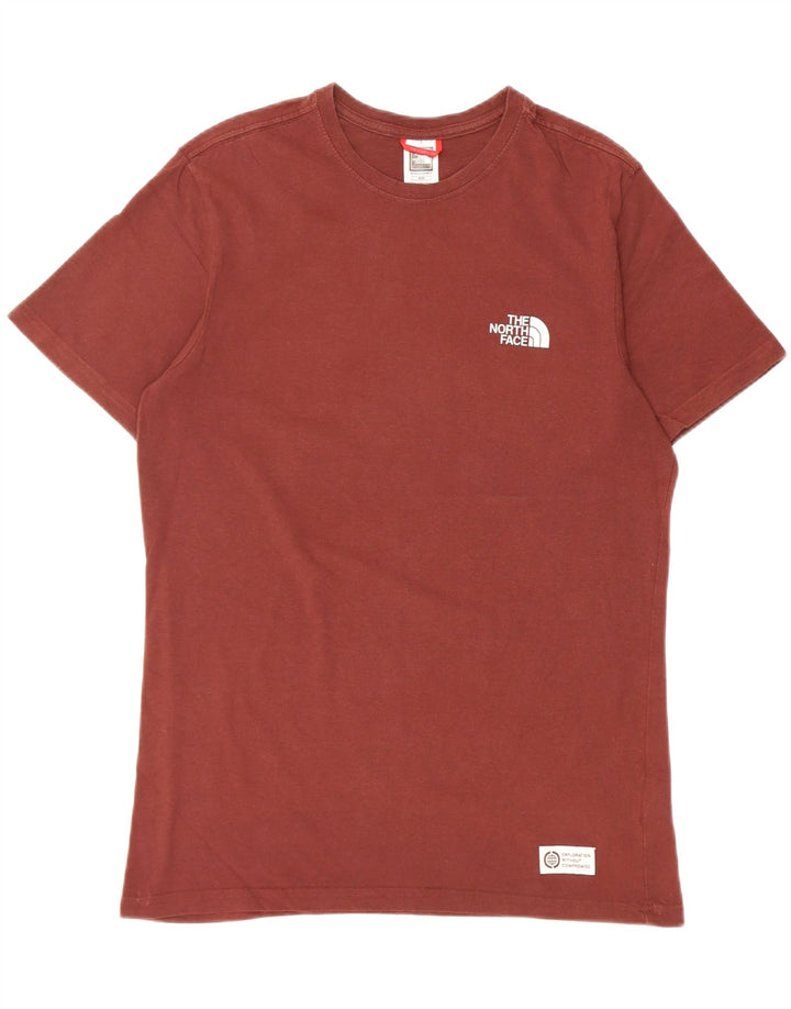 T-shirt grafica da uomo The North Face Top in cotone marrone medio