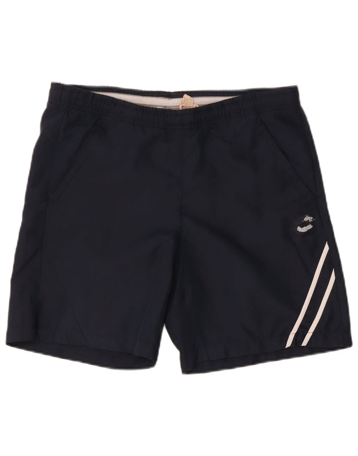 Pantaloncini sportivi da uomo Lotto medi in poliammide a righe blu navy