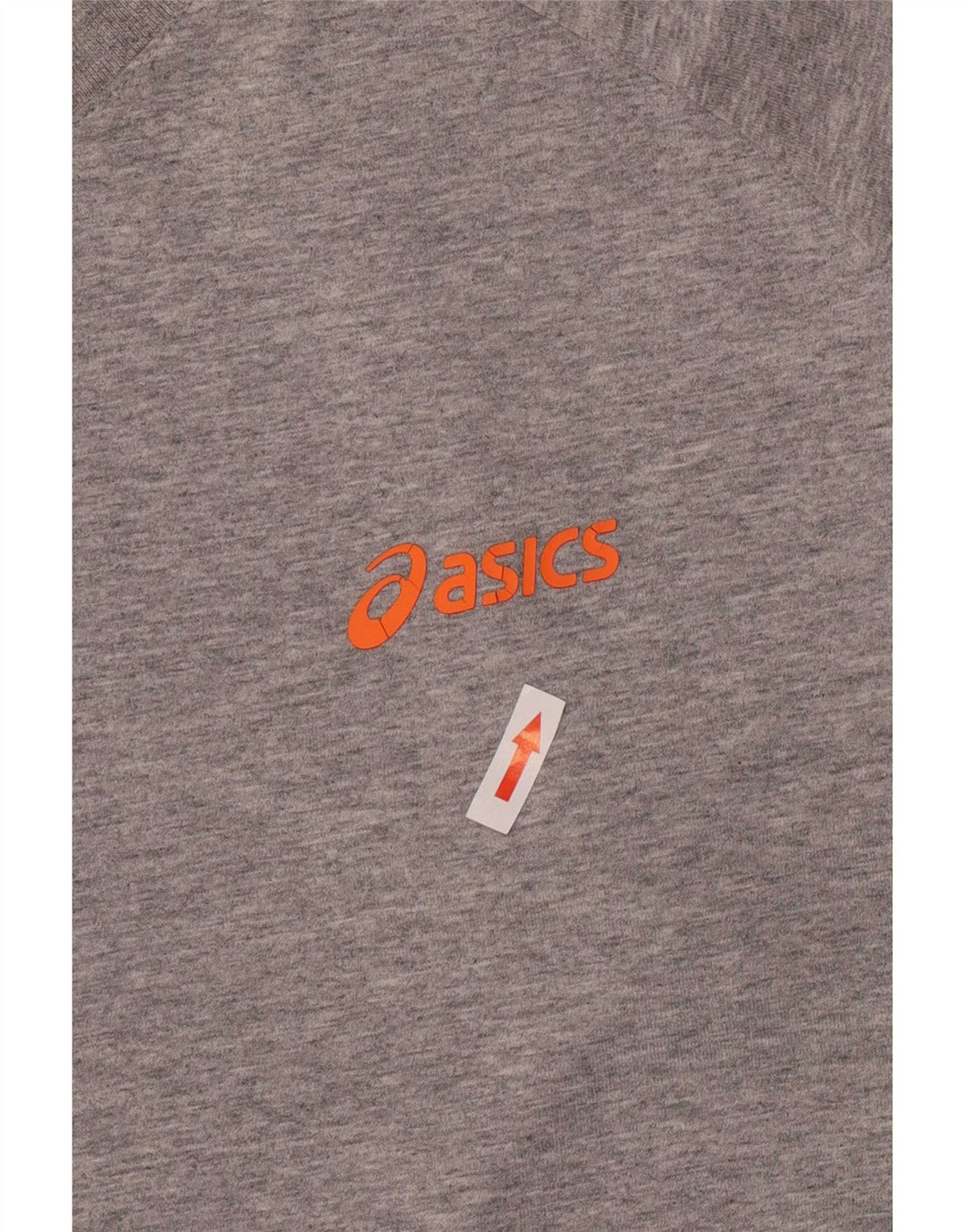 T-shirt grafica da uomo Asics Top XL in cotone grigio