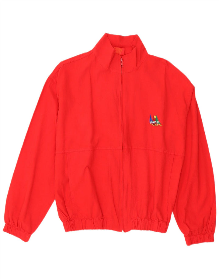 Giubbotto bomber da uomo Cancun UK 40 grande cotone rosso
