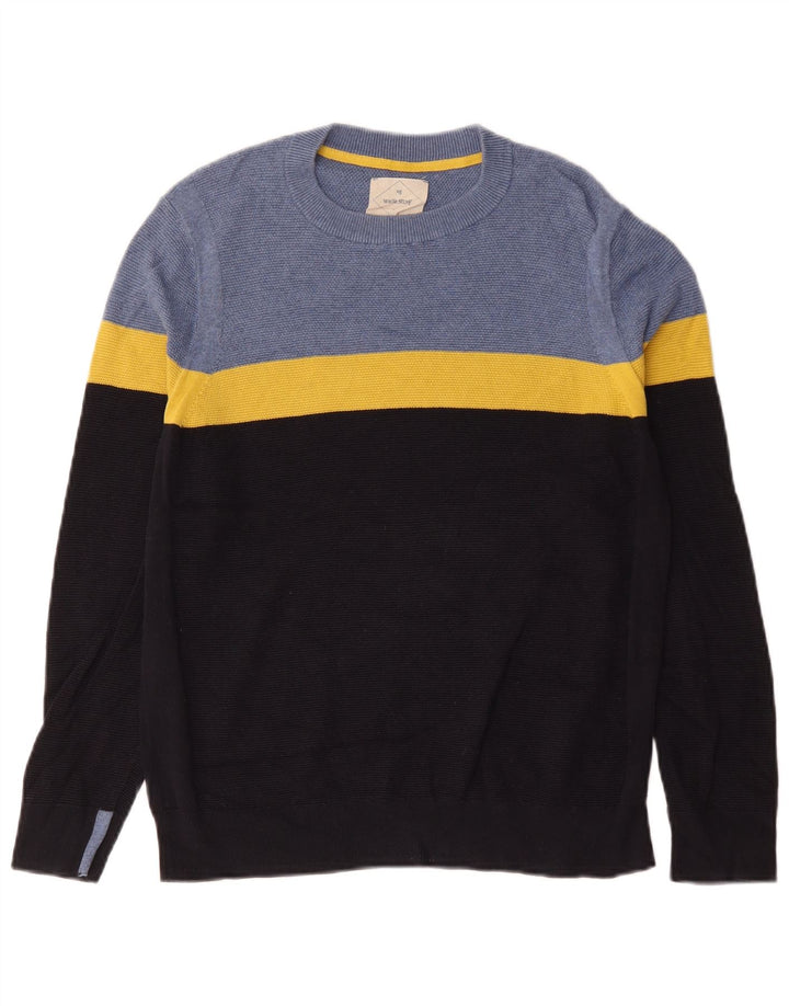 Maglione maglione con scollo a barca da donna White Stuff UK 10 Small Black Colourblock