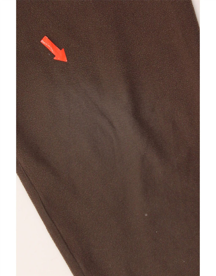 Maglione in pile da uomo con zip intera Jack Wolfskin, grande marrone