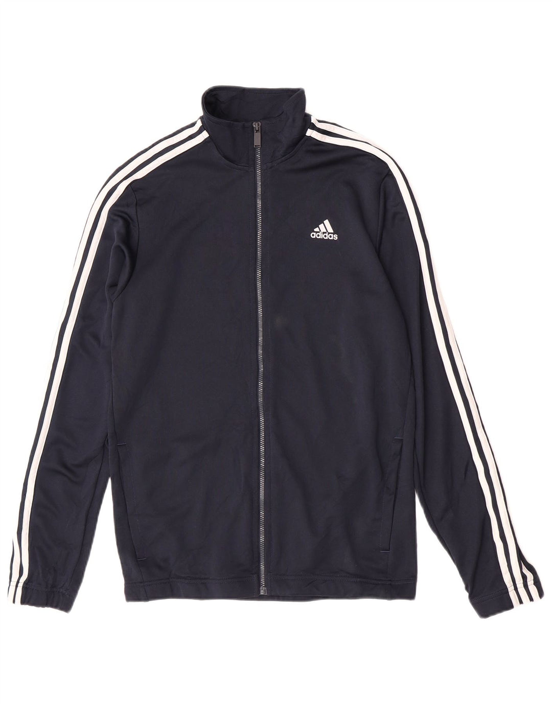 Giacca sportiva da uomo Adidas, giacca media, blu navy, in poliestere