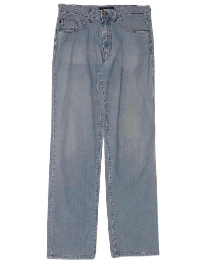 TRUSSARDI Jeans dritti da uomo 380 IT 49 Medio W33 L35 Blu Cotone