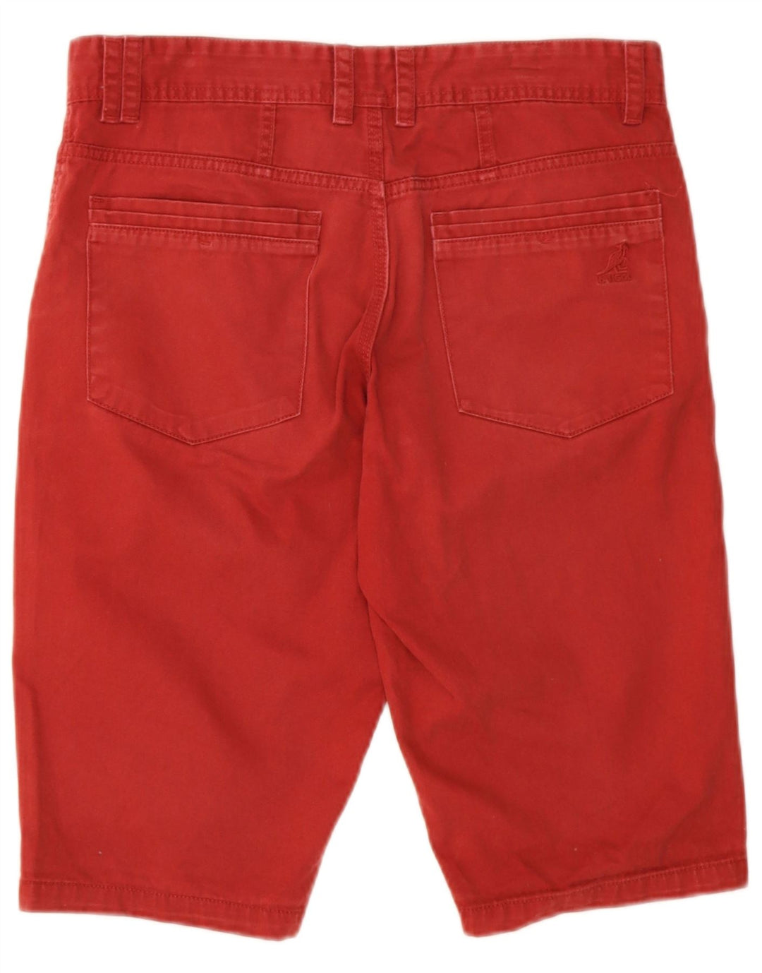Pantaloncini chino da uomo Kangol piccoli W29 in cotone rosso
