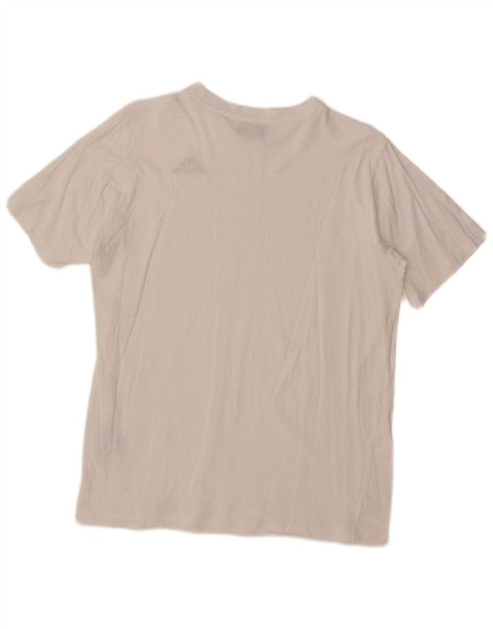 T-shirt uomo Kappa Top in cotone bianco medio
