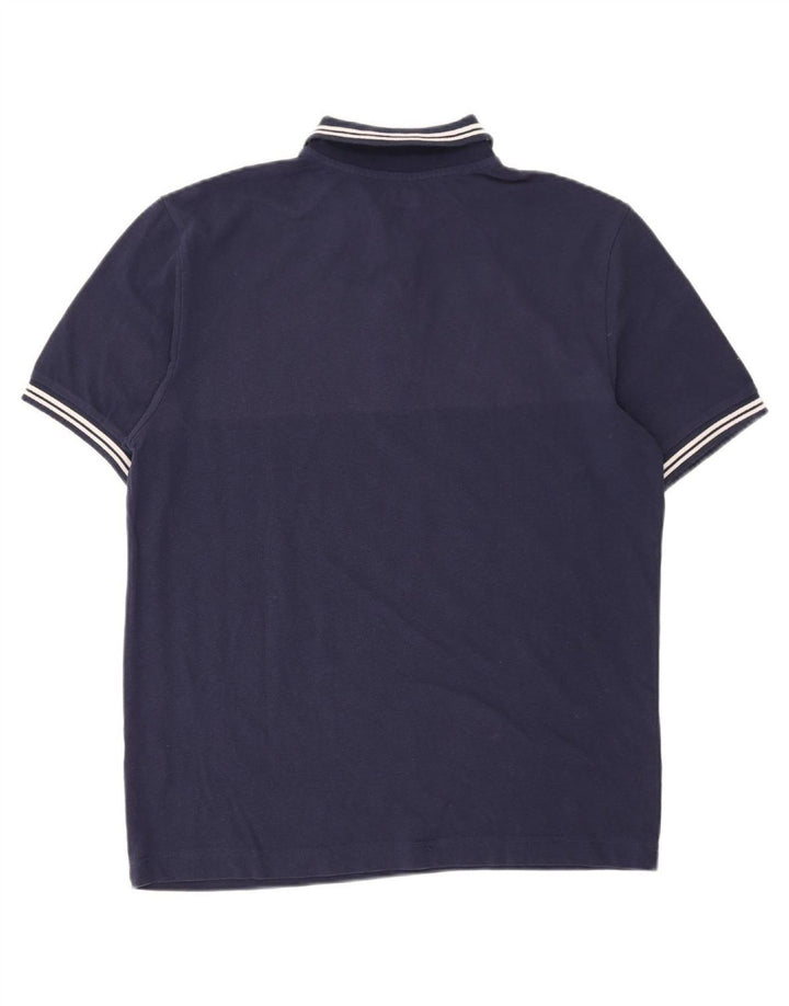 KAPPA Mens Polo Shirt Large Navy Blue Cotton