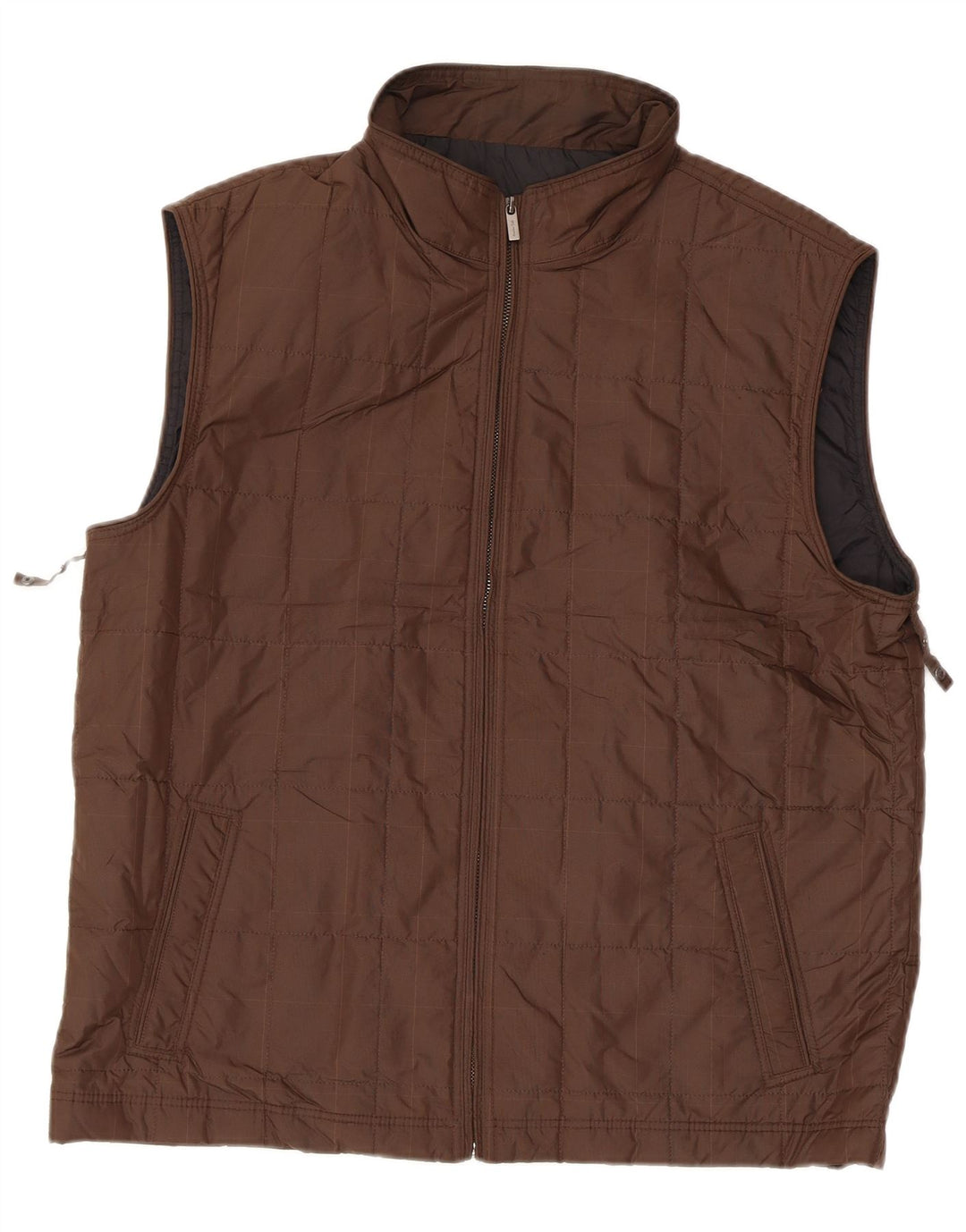 Gilet imbottito da uomo MASSIMO DUTTI UK 40 grande marrone