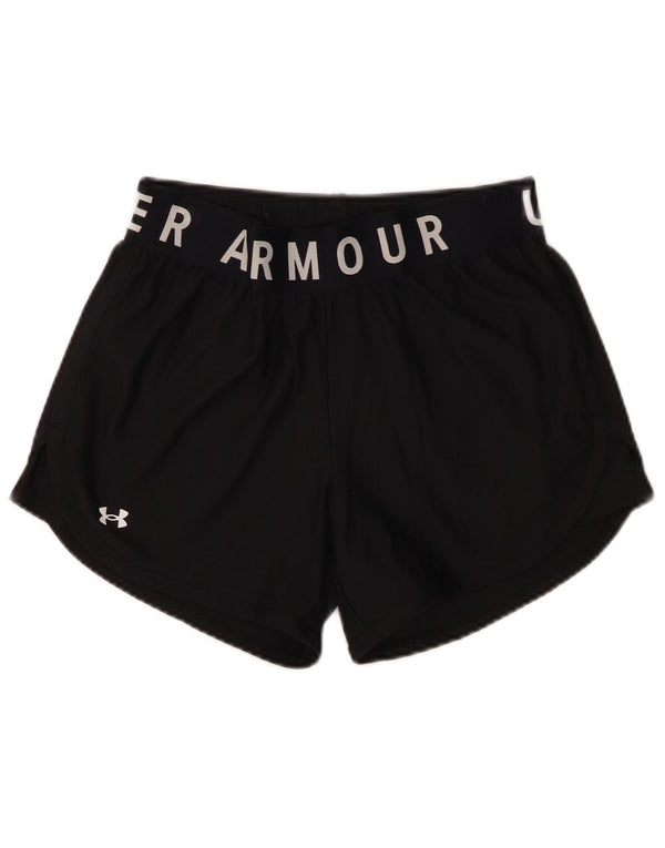 Pantaloncini sportivi grafici da donna Under Armour UK 10 piccoli poliestere nero