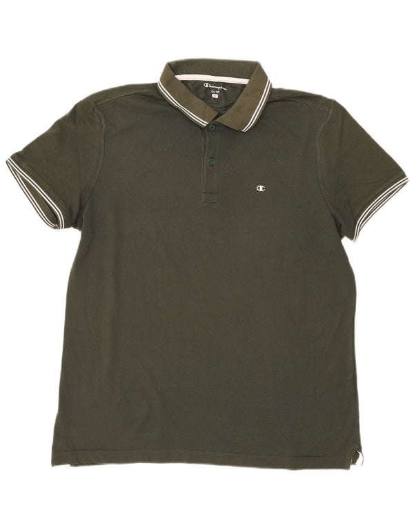 Polo Champion da uomo Easy Fit grande color kaki