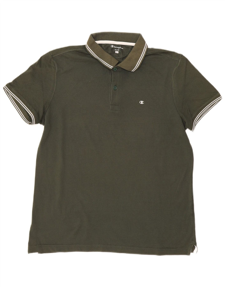 Polo Champion da uomo Easy Fit grande color kaki