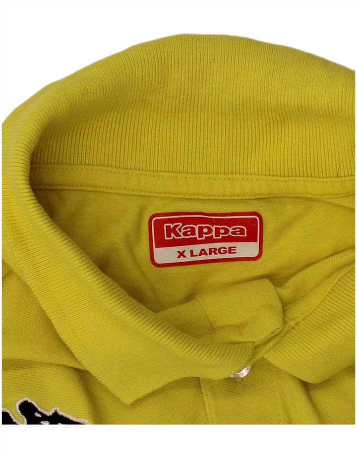 Polo KAPPA da uomo XL gialla