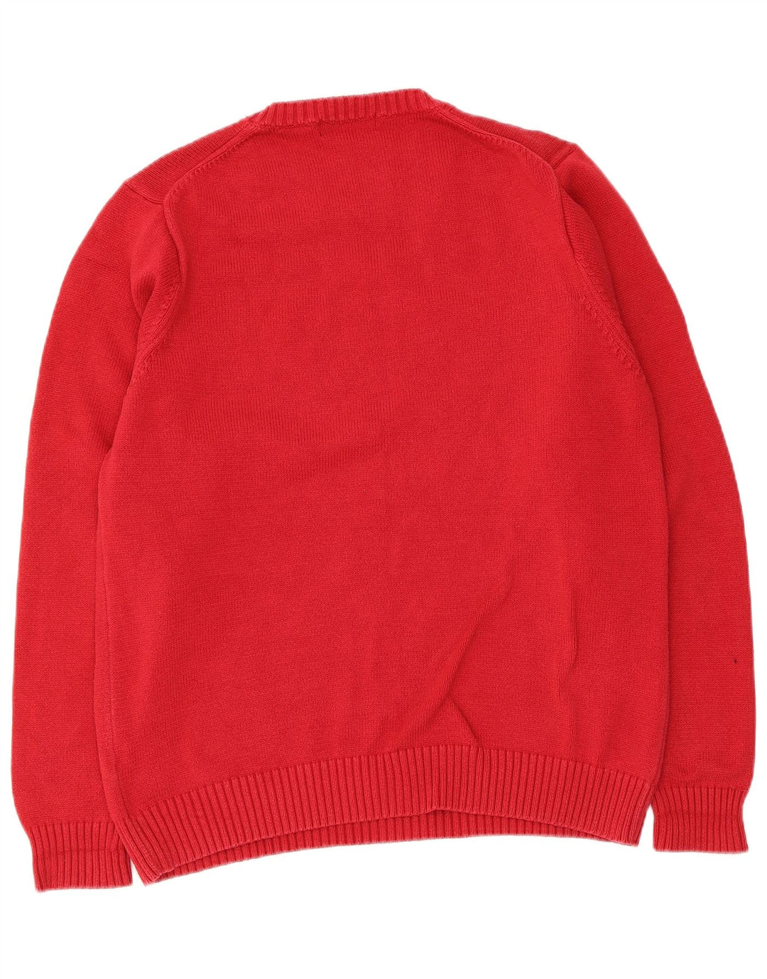 Maglione maglione girocollo da uomo Marks & Spencer UK 38/40 rosso medio