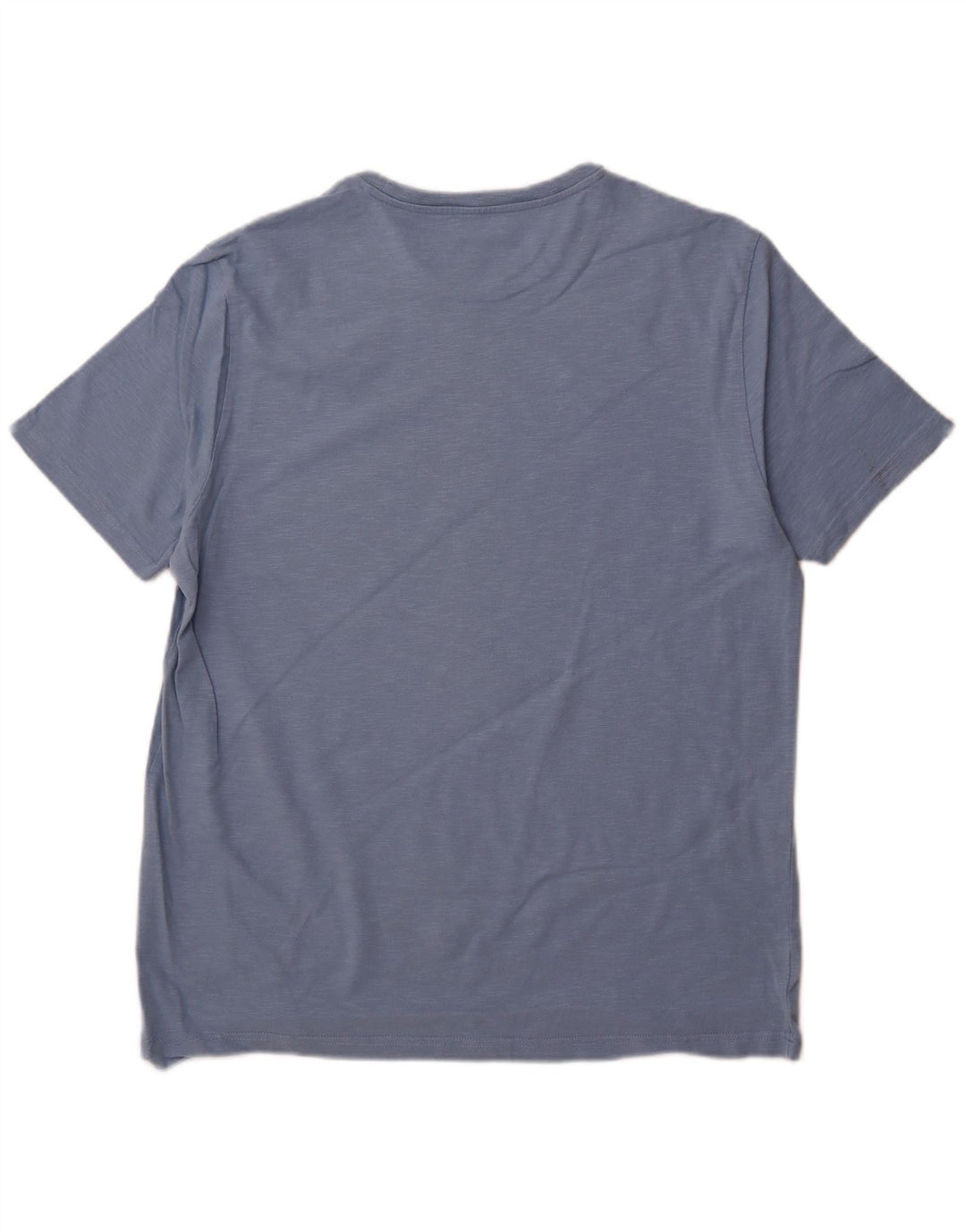 T-shirt grafica da uomo FAT FACE Top XL in cotone chiazzato blu