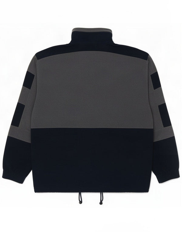 Gazelle Giacca da tuta da uomo di medie dimensioni in poliestere a blocchi di colore blu navy