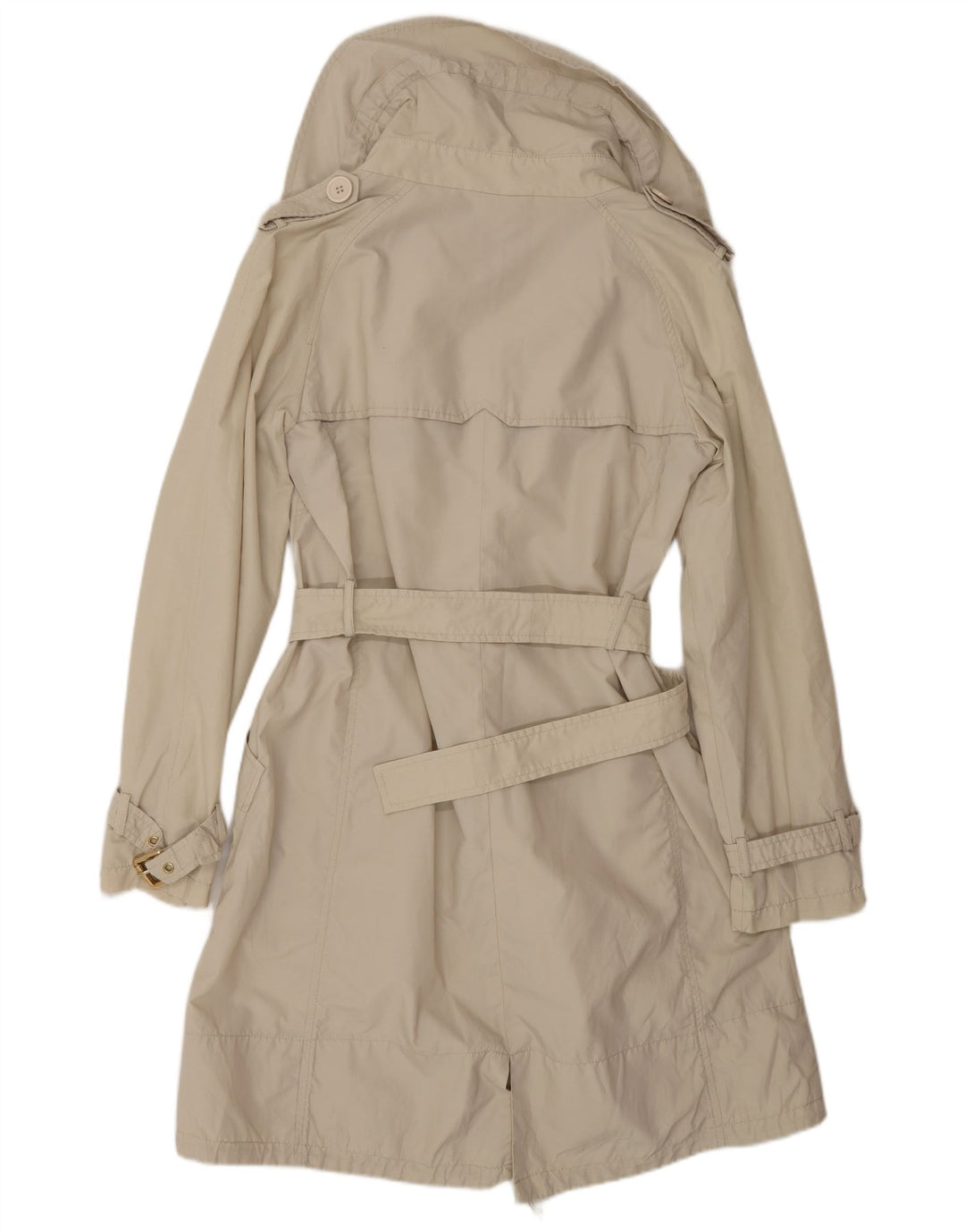 Trench da fine settimana da donna MAX MARA UK 12 Classico in cotone beige medio