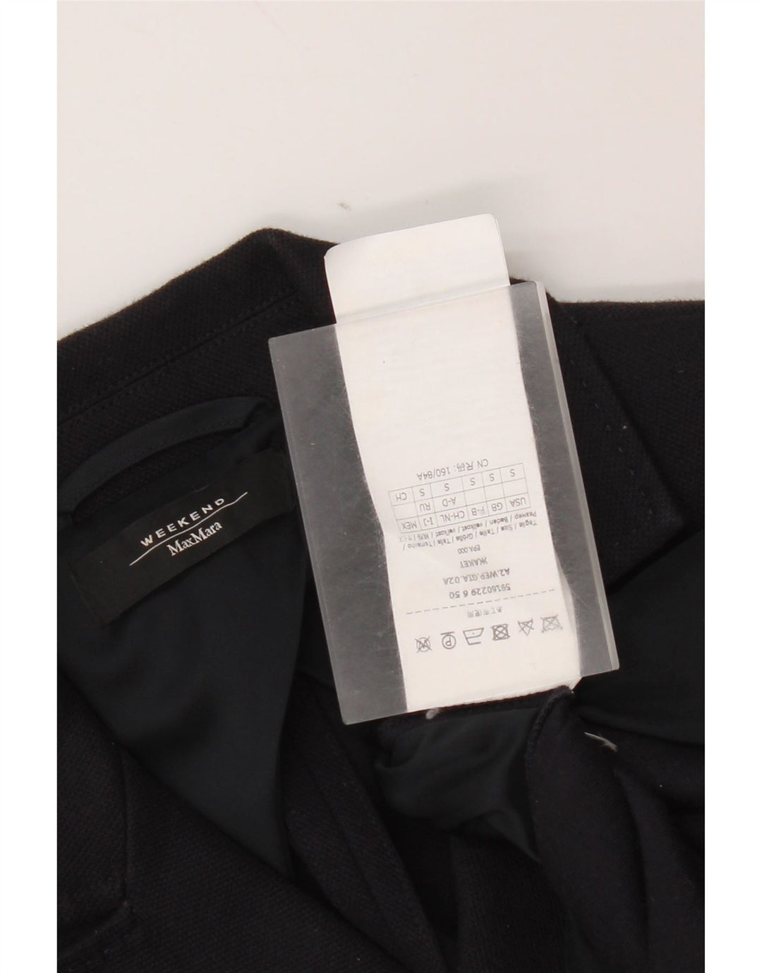 Giacca blazer doppiopetto da weekend da donna Max Mara UK 10 piccola blu navy