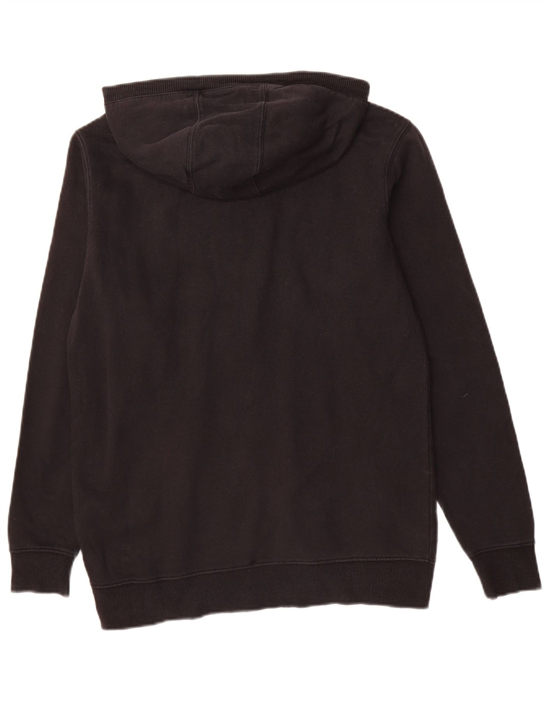 VANS Mens Graphic Hoodie Jumper Small Black Cotton