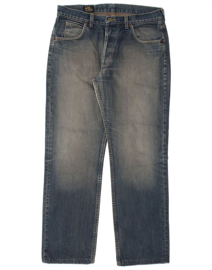 Jeans dritti da uomo Lee Seattle W34 L30 cotone blu