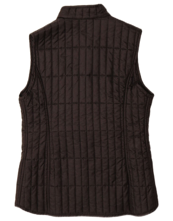 Gilet trapuntato da donna Chateu Beau Cedre UK 12 medio nero in poliammide
