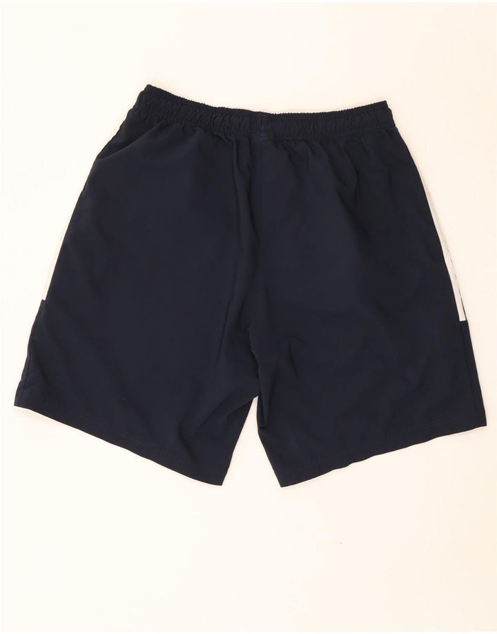 Pantaloncini sportivi da uomo Adidas Large blu navy in poliestere